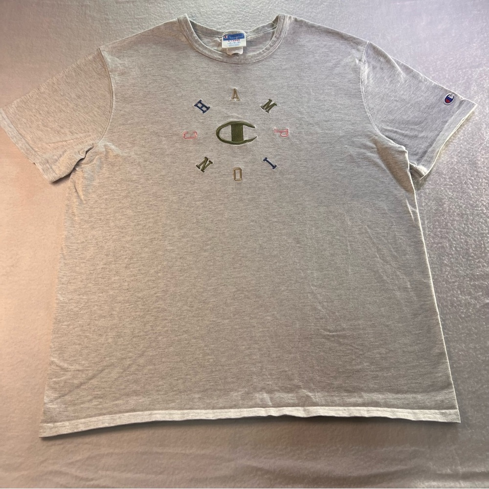 Champion Vintage Y2K Made In The US Gray T-Shirt
